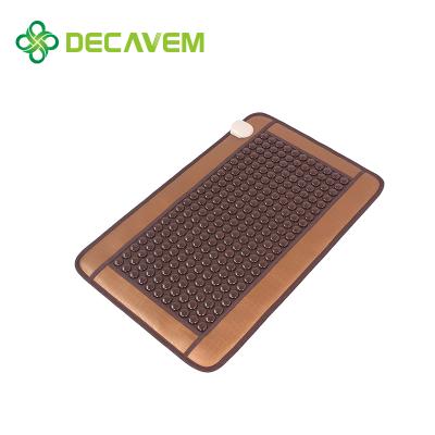 China distant infared & OEM Negative Factory Kesehatan Sabuk Magnet Terapi Therapy Heating Ion Tourmaline Massage Belt Cushion Infrared Hot Stone Mattress for sale