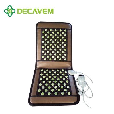 China Jade Auto Use Jade Jade Neck Similar Seat Home Massage Mat If Shiatsu Cushion Jade Tourmaline Cushion For Car Use for sale