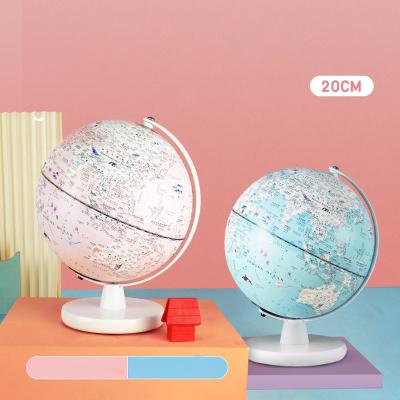 China Tellurion Clear Luminous Printing Custom Desk Supplies School Desk Room Smart Globe World Geography Educational Kids - Study Toy for sale