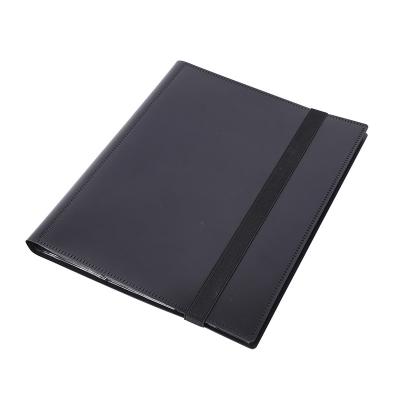 China Custom Leather Card Album Collector Card Office/School/Home PU Leather Binder for Game Collection Custom Trading Card Binder for sale