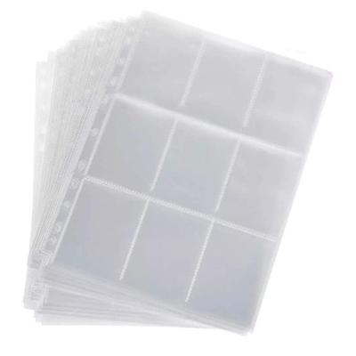 China Normal Wholesale Reusable PP 9 Grid Pocket Game Card Holder Wallet Card Protector for sale