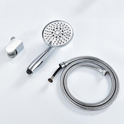 China Switchless ABS Chrome 4 Point Five Function Switch Out Hand Held Water Shower Set for sale