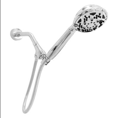 China Hand Held Without Diverter Chrome High Pressure Shower Head With Flow Regulator To Control Water Pressure for sale