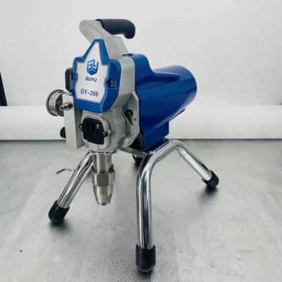 China Latex / Factory Supply Design Electric Airless Paint Coat Stainless Steel Wall Spray Paint Machine GY-390 for sale