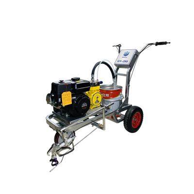 China Powerful GY-280 Hydraulic Engine Oil Pump Road Line Marking Machine For Heavy Cold Spray Marking Projects for sale