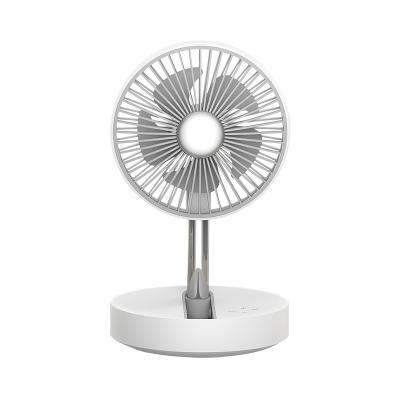 China Hot Selling Ocean Breeze 2022 GR-No.8 Mini Folding Fan With USB 5V DC Table Fan and Rechargeable Battery 7200mAh 4 Speed for sale