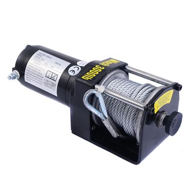 China Hot sale AUTOMATIC winch 16800lb 24v very cheap heavy duty electric motor with remote switch control for sale