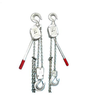 China Chain Block Aluminum Alloy Chain Lever Hoist Small Block Lifting Manual Chain Hoist for sale