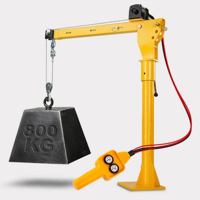 China 1000kg High Quality Rated Industrial Mini Pickup Truck Mounted Lifting Mini Crane For Sale for sale