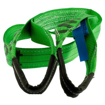 China 20t 30t 40t 100% Polyester Crane Belt Lifting Sling 100% Polyester Webbing Sling 10 Ton Lifting Belt for sale