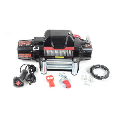 China ATV/UTV 12v 24v Power Car SUV Jeep Atv 4x4 Off Road Electric Winch 12000lbs Capacity for sale