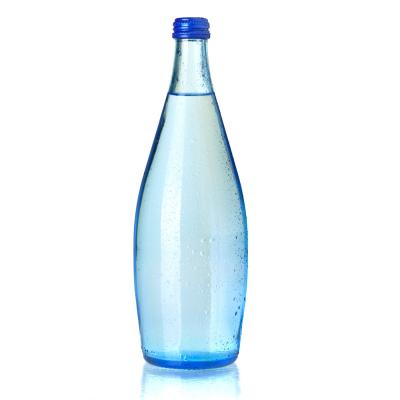 China 300ml Water Bottle Soda Glass Bottle Juice Drinks Sparkle Bottle With Screw Lids for sale