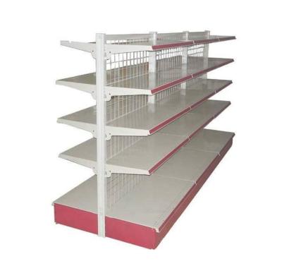 China High Quality Corrosion Protection Grocery Display Racks Shelves For General Grocery Supermarket Shelf Gondola Shelving for sale