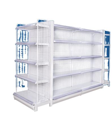 China Corrosion Protection China Supermarket Shelf Equipment Supermarket Rack Gondola Metal Shelves for sale