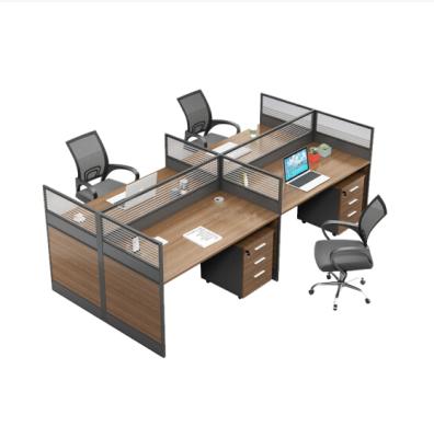 China New Unique Design Workstation Office 2 Person Office Computer Workstation Table for sale