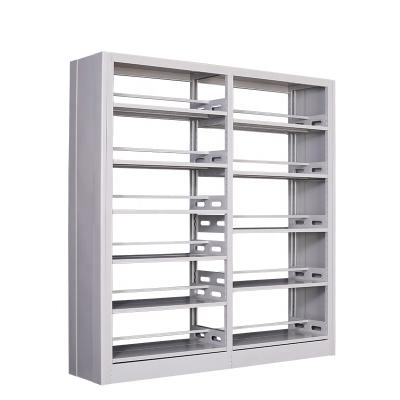 China Custom Factory Price Modern Bookshelves Bookshelf Stainless Steel Book Shelves Metal Bookcase Shelving for sale