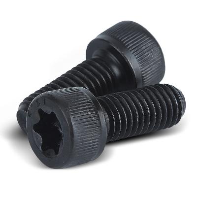 China Cylindrical Head M8 M10 Alloy Steel Bore Cylinder Head Torx Screws Rating 12.9 Black for sale