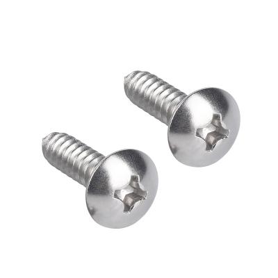 China JISB1122T 304 Cross Recessed Oval Stainless Truss Head Tapping Screws for sale