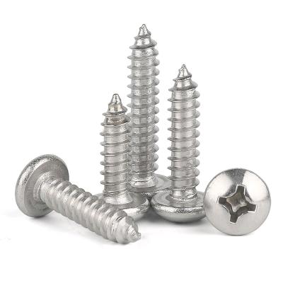 China M2.2 M2.9 Stainless Steel Oval Cross Recessed Pan Head Tapping Screws GB845 for sale