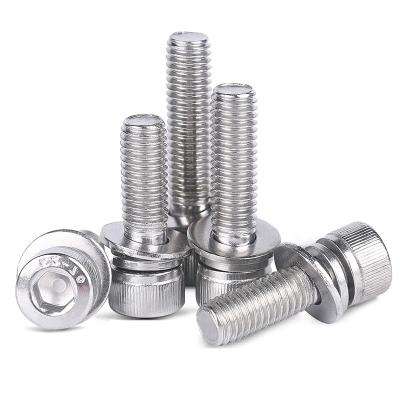 China Stainless Steel Manufacturer China Stainless Steel Hex Combination Of Three M8M10 Screws for sale