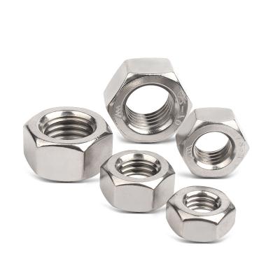 China Retail industry factory price hex nut assembly universal standard type 304 stainless steel hex nut for sale