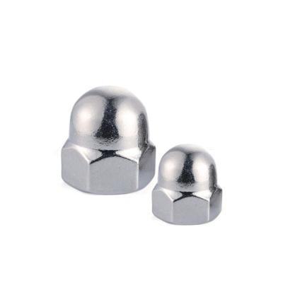 China Retail Industry Hot Sale M4 M6 M8 M10 M12 Stainless Steel Hex Dome Cap Nut Flange Cap Nut for sale