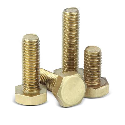 China Steel Brass Hex Head Bolts Hexagon Screws GB5783 for sale