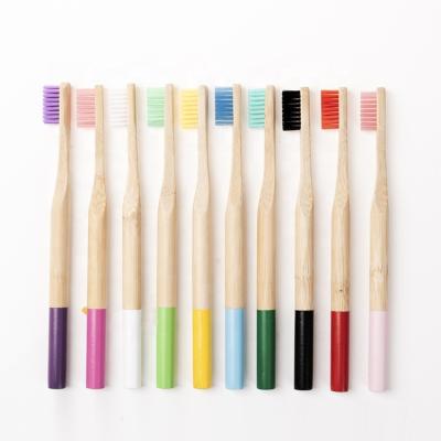 China Custom Biodegradable Bamboo Toothbrush Eco-Friendly Direct Cheap Natural Bamboo Toothbrush for sale