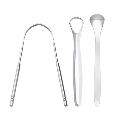 China U Shape Long Lasting Durable Steel Tongue Scraper Cleaner Stainless Tongue Remover for sale