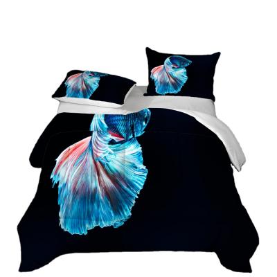 China Sustainable Aoyatex 3D Printed Bedding Set 3PC Customized Comforter Comforter Set for sale