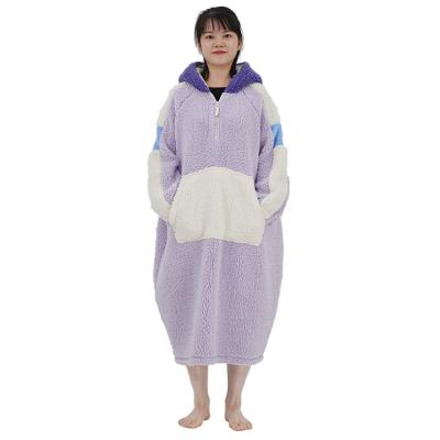 China New Hoodie Covering Hoodie Outdoor Soft Wearable Blanket Oversized Covering Hoodie for sale