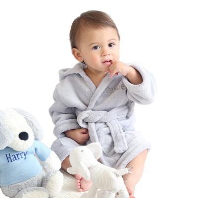 China High Quality Pure Cotton Design Hood Baby Bath Towel Animal Bathrobe QUICK DRY for sale