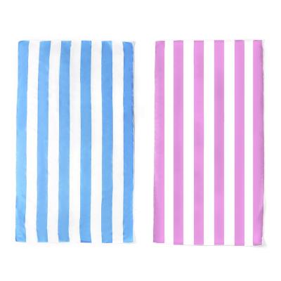 China Wholesale Large Size 100% Cotton Beach Turkish Bath Towel Striped Safe For Towel Kids for sale