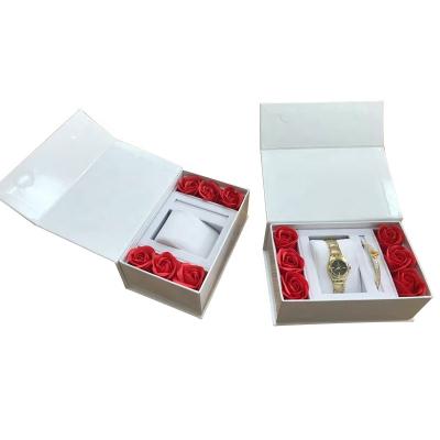 China For Luxury Watch White Paper Packaging High Quality Watch Box for sale