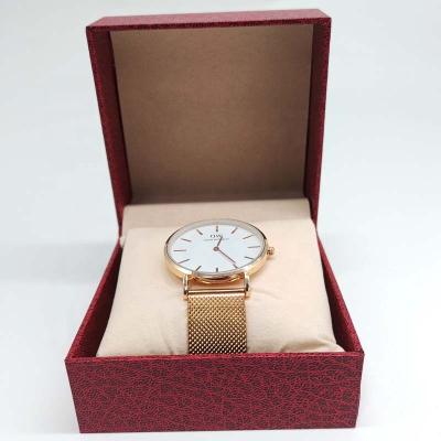 China For Luxury Watch Packing High Quality Cheap Mens Watches Box Paper Packaging Plastic Watch Box for sale