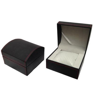 China For Luxury Watch Packing Luxury Custom 1 Slots PU Leather Watch Box For Men for sale