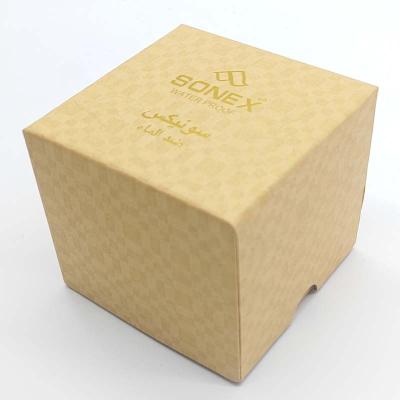 China For Luxury Watch Gold Paper Box Packaging Watch Paper Box High Quality Cheap Watch Case for sale