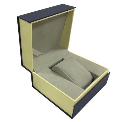 China OEM Recyclable Custom Logo Gift Display Cardboard Paper Watch Box Luxury Black Rigid Packaging Storage Cases for sale