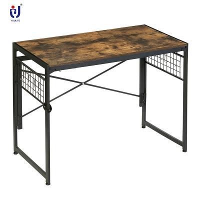 China New Arrival Convertible Reception Table Modern Wood Home Foldable Computer Desk Computer Stand Study Desks for sale