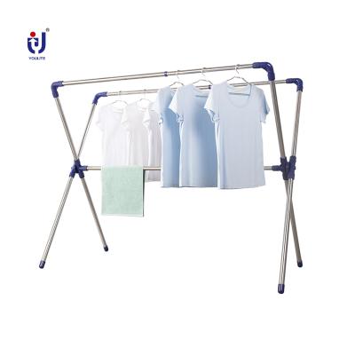 China Minimalist Spare Aluminum Clothes Drying Rack Space Saving Clothes Rack for sale