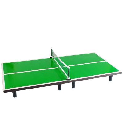 China MDF Mini Double Folding Table Tennis Table / Small Ping Pong Table for sale