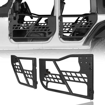 China Body Accessories Steel 4 Door Tubular Half Doors with Reflection Mirror Compatible with Jeep Wrangler JK 2007-2017 for sale