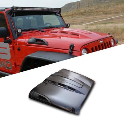 China Body Accessories Heat Scatter Hood Fits Jeep Wrangler JK Steel 2007-2017 for sale