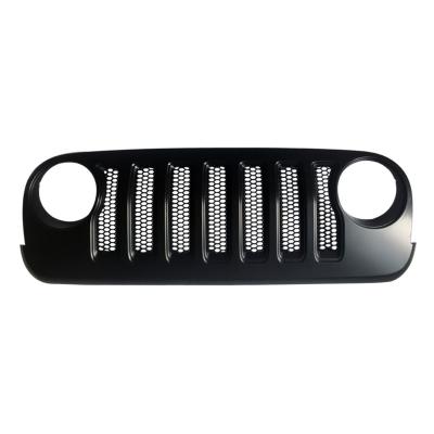 China 2007-2017 ABS Grill Auto Accessories jk upgrade to 2018-2023 jl oem grill for JEEP COWBOY JK easy to install for sale