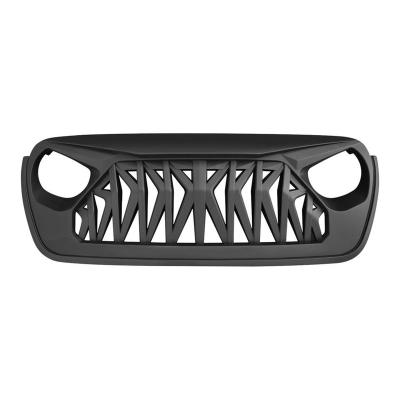 China Part Front Grille Front Shark Car Grille Compatible With 2018-2023 Jeep Wrangler JL Shark Grill For Jeep Wrangler Jl Accessories Auto Body System for sale