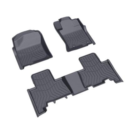 China Full Set Factory 3D Car Trunk Mat Waterproof Customized Trunk Floor Easy Cleaned Mat For Toyota Landcruiser 2013-2020 for sale