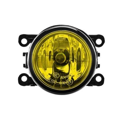 China Automobile Lamp USA In Stock 3inch Universal Yellow And White Car Led Fog Light Fog Lamp for sale