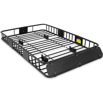 China Iron 64 Inch Van Roof Top Rack Truck Vehicle Cargo Baskets for sale