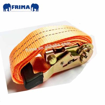 China Ratchet Tie Down Strap Polyester 1.5'/38mm /2 Ton Hookless Webbing, Cargo Lashing Ratchet Tie Down for sale