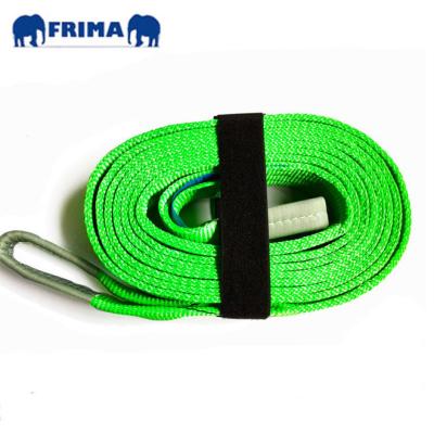 China Polyester 60mm/2Ton/6M Polyester Lifting Sling, Flat Eye Woven Webbing Sling for sale